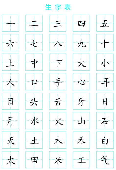 三劃字|笔画3画的字